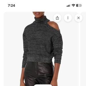 BCBGeneration Charcoal Turtleneck Sweater